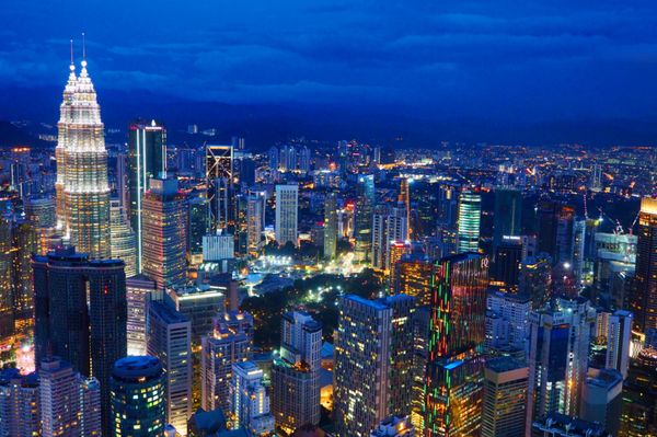 マレーシア・マラッカ「マレーシア：ぷらっとクアラルンプール、マラッカ」の写真：KLタワーのスカイデッキから見たクアラル...