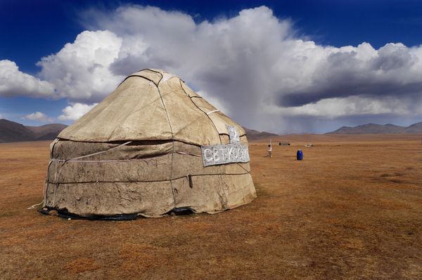 キルギスタン・Bishkek「中央アジア旅(キルギス)」の写真：キルギスといえば ソンクルという湖！
こ...