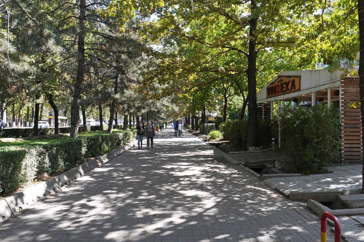 キルギスの首都 ビシュケク。
あまり大した見どころはないですが、それがまた良い。