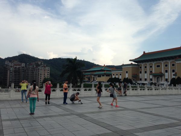 台湾・台北、九份「社員旅行」の写真：「故宮博物院」
広すぎて、たかだか２時...