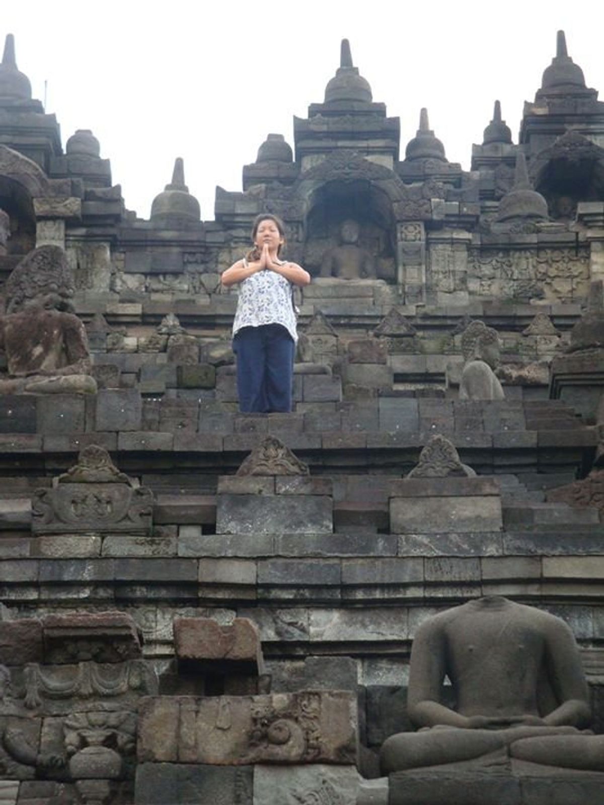 Borobudur temple（ボロブドゥール寺院遺跡）
ジャカルタから...