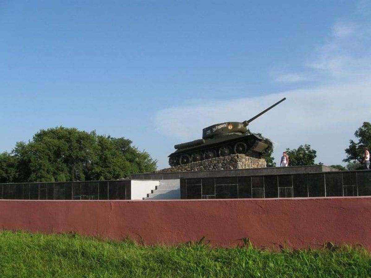 戦車のモニュメント