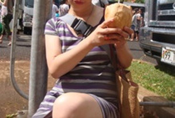 アメリカ(米国)・ホノルル「家族で初海外」の写真：ハワイ大学のサタデー・ファーマーズ・マー...