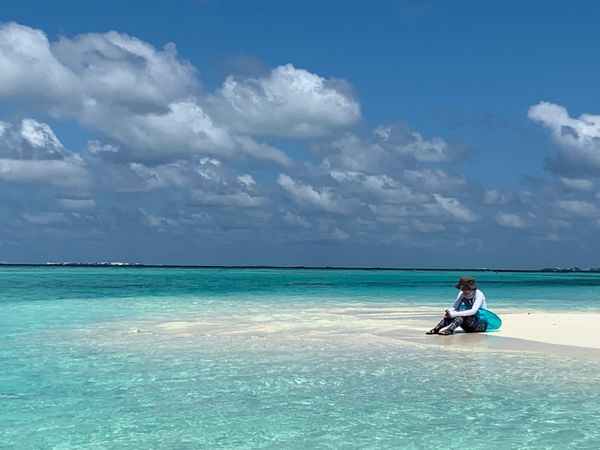 モルディブ「癒された!モルディブ!!」の写真:透明度の高い海。癒される高級リゾート。な...