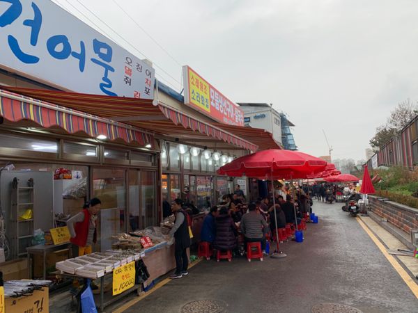 大韓民国 (韓国)・ソウル「仁川旅」の写真：蘇莱浦口市場