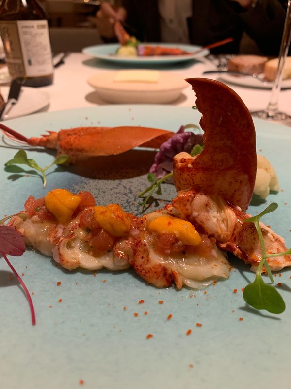 日本・横浜「ハンマーヘッド🎡」の写真：レストラン🍴コースの一部だけ、、🦐