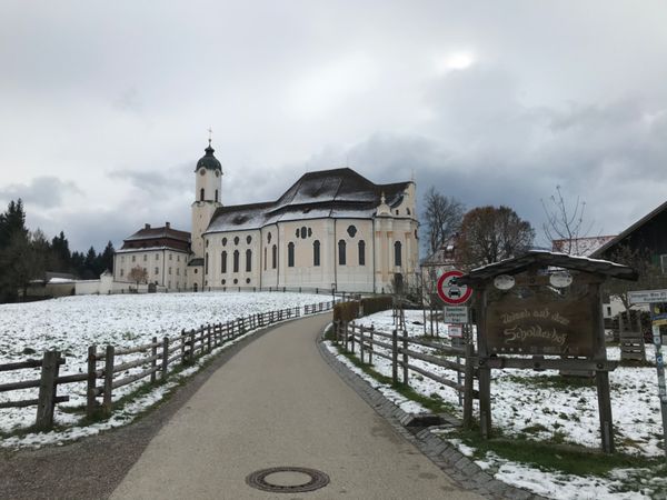 ドイツ・ミュンヘン「ドイツ」の写真：ヴィース教会とノイシュバンシュタイン城