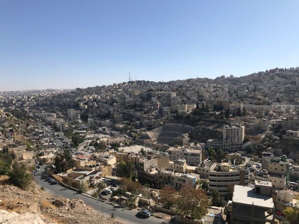 ヨルダン・アンマン「ヨルダン」の写真：アンマン市内一望