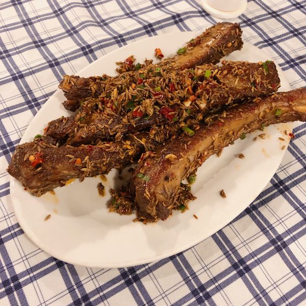 中国「上海 2019.07」の写真：上海行くたびに食べる毛沢東スペアリブ
よ...