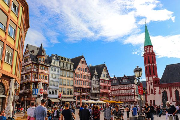 ドイツ・München Frankfurt「Germany」の写真：Frankfurt レーマー広場