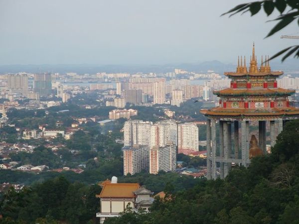 マレーシア・マラッカ「マレーシアをバスで北上の旅」の写真：ペナン（Pinang）島をバイクで周る。...