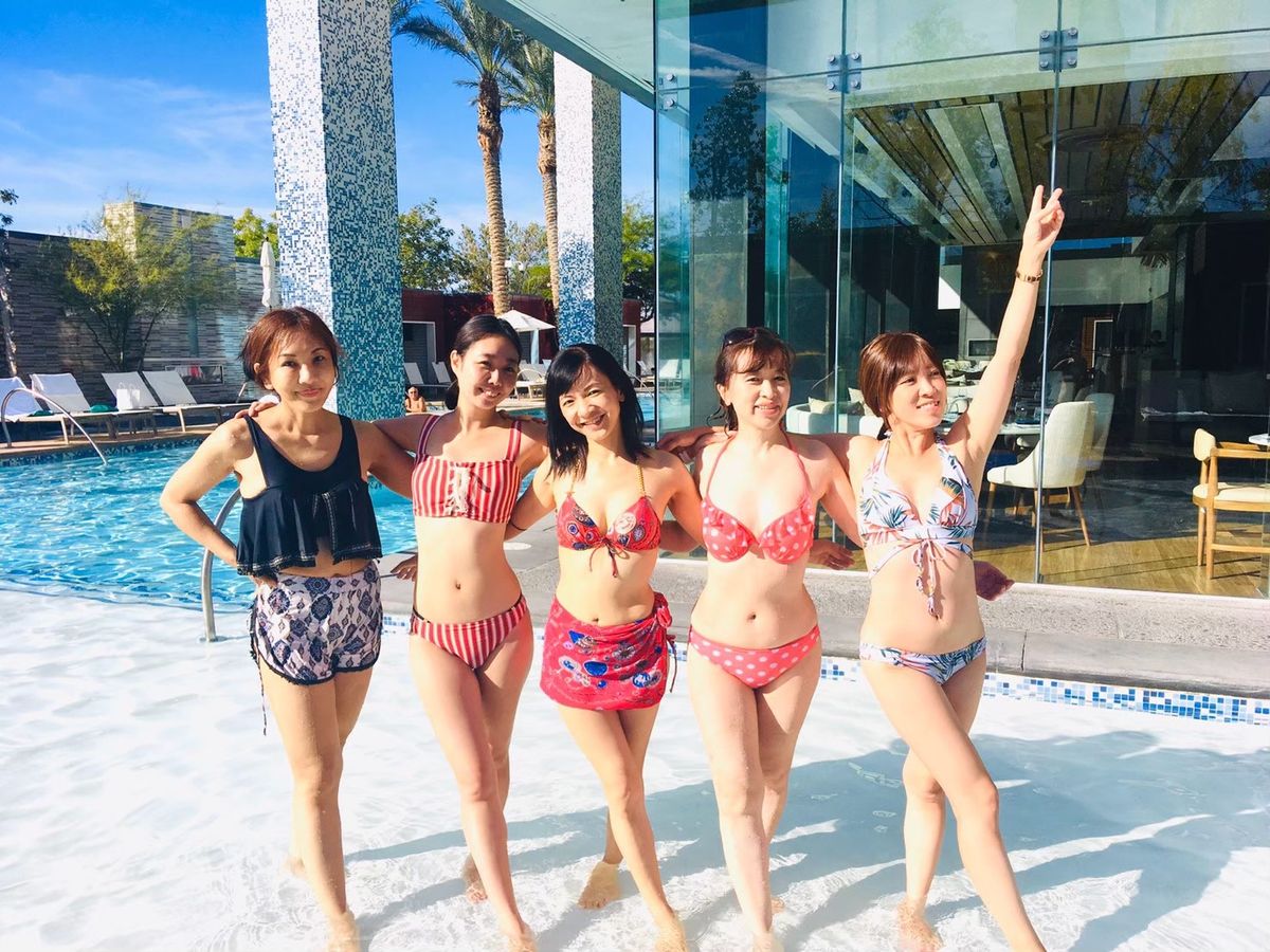 ホテルのプールで遊びました❤️