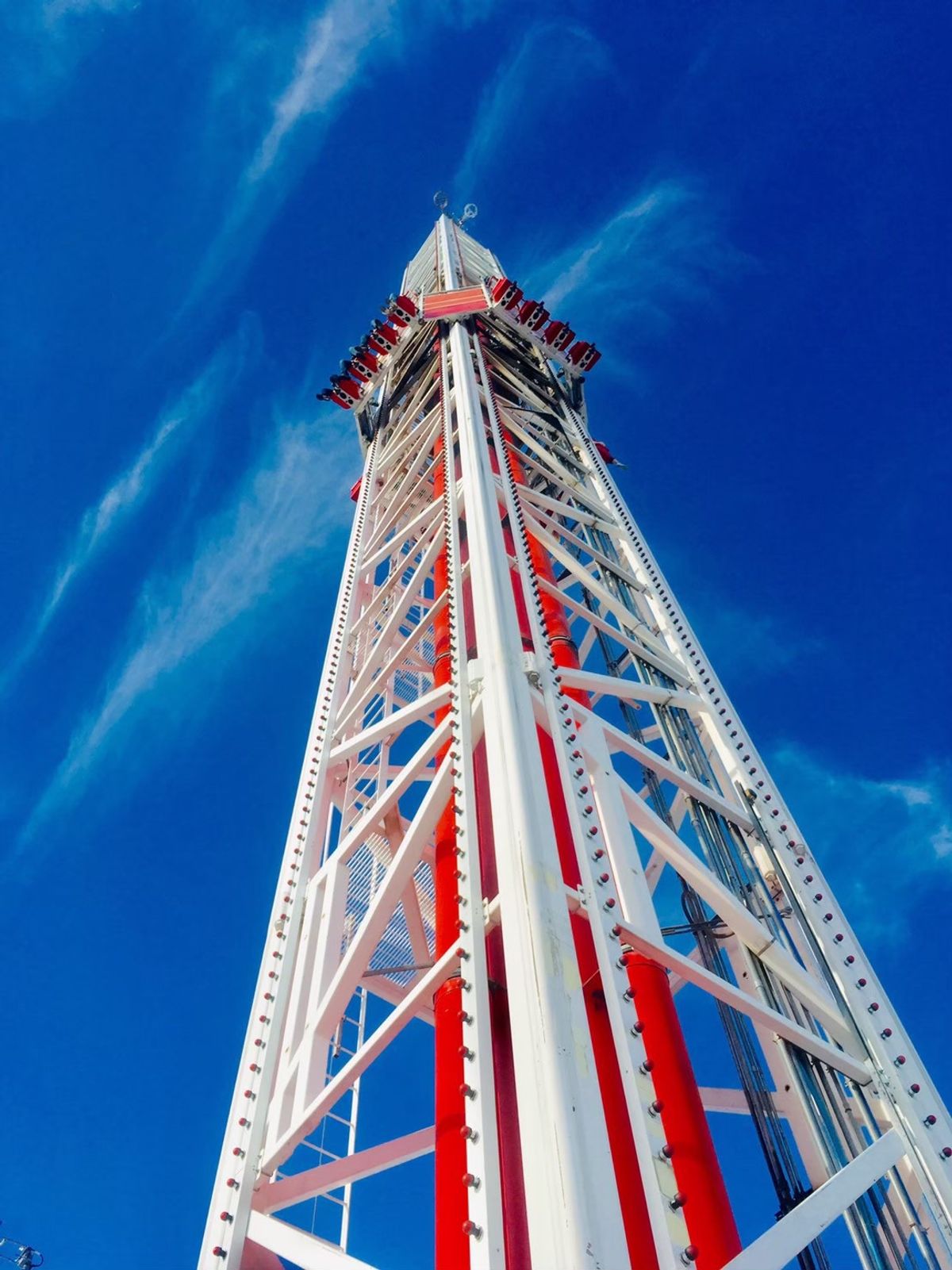 ラスベガスで有名なSTRAT
148階にある遊園地で遊びました❤️