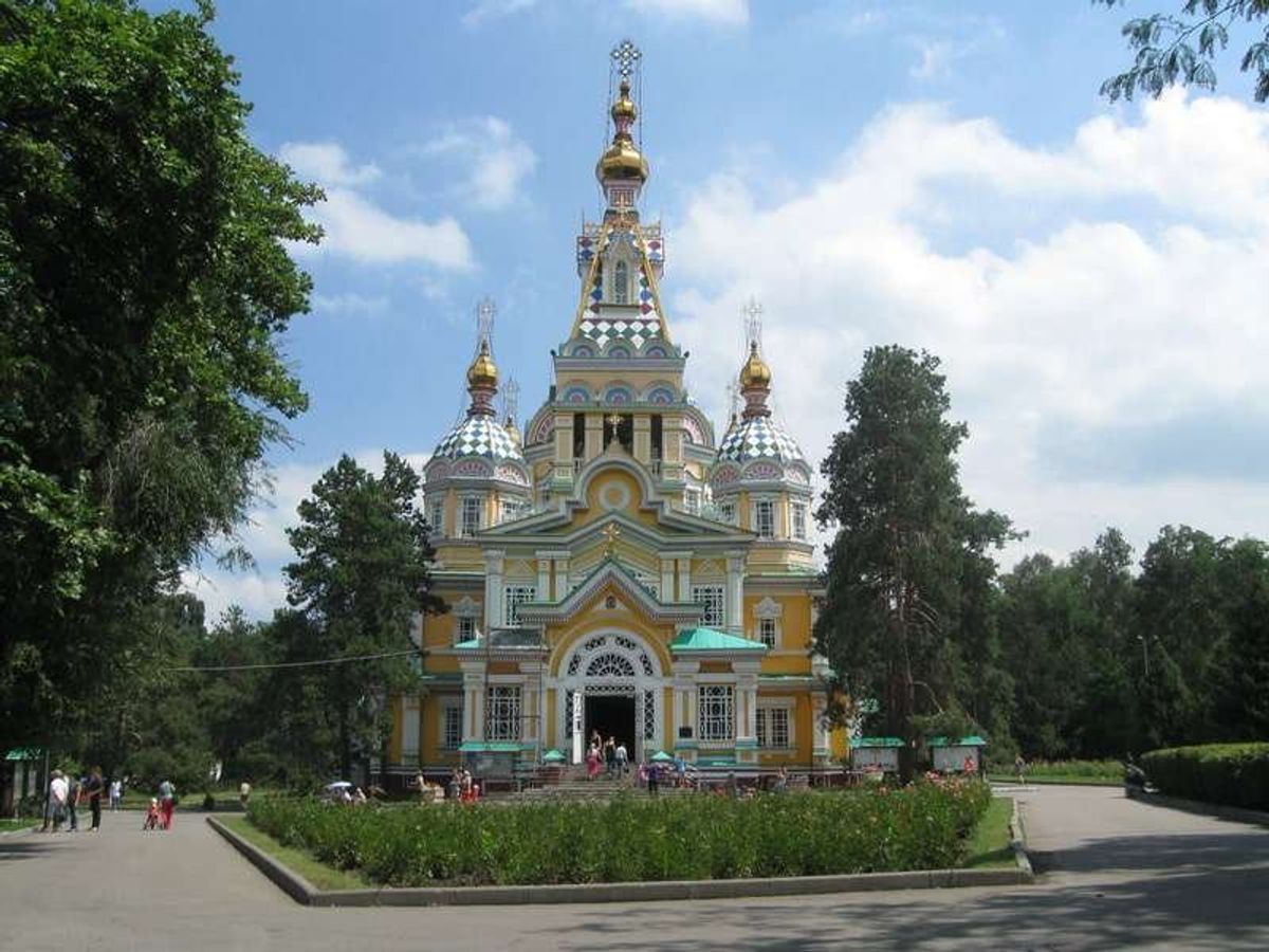 20世紀初頭に建立されたロシア正教会に属するゼンコフ教会。木造の建築物とし...