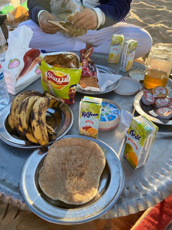 エジプト・カイロ「エジプト 砂漠キャンプの旅」の写真:砂漠モーニング。