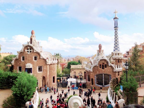 スペイン・バルセロナ「グエル公園」の写真