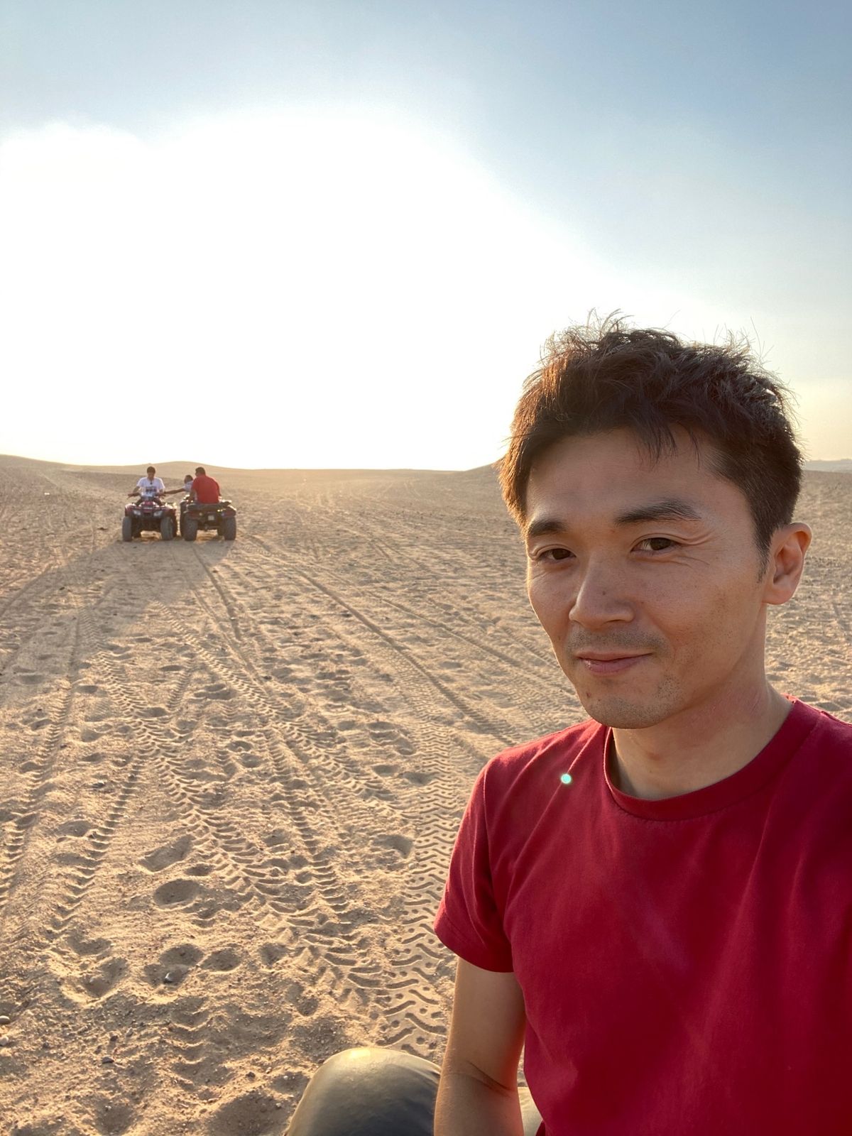 そして最後は砂漠でバギー。

Osmo action（GoProみたいなも...