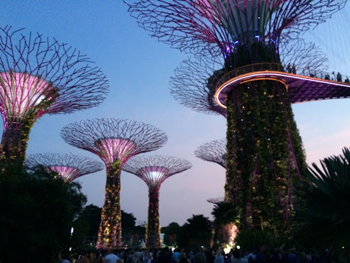 シンガポールは落ち着きます