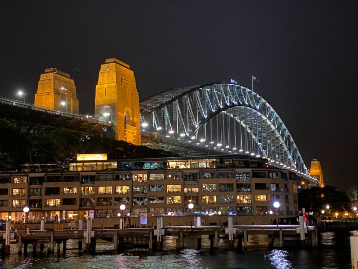 シドニー到着まず初めは
ザ⭐︎シドニー的夜景を堪能

21時に予約してたレ...
