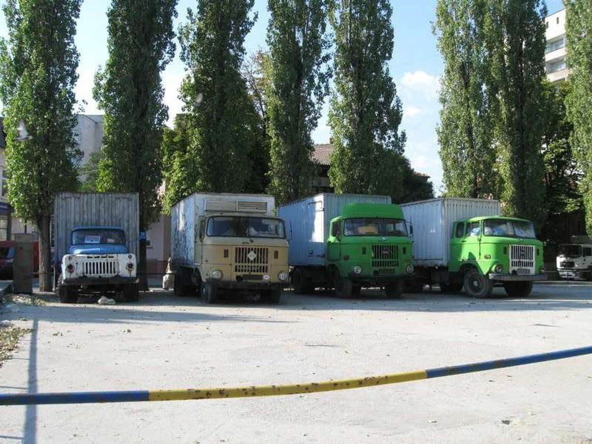 ソビエト共産圏のバス勢ぞろい。
興奮しました。