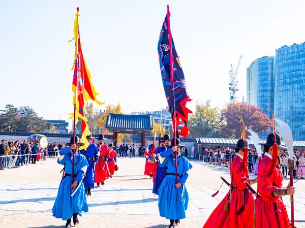 大韓民国 (韓国)・ソウル「ソウル」の写真：景福宮交替式