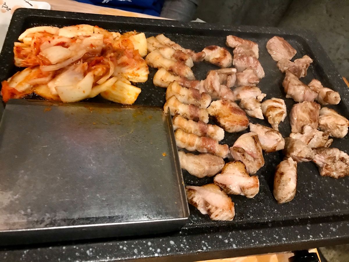 ハナムデジチッ明洞店
サムギョプサル🥓✨