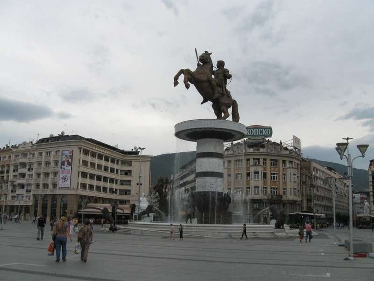 広場の中心。
ひとつひとつ写真を撮っていると飽きてきます。