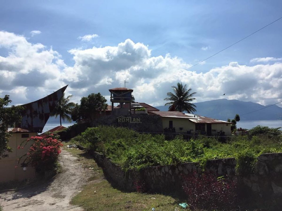 サモシール島は360度トバ湖という湖に囲まれた島。
景色最高。なかなかアジ...