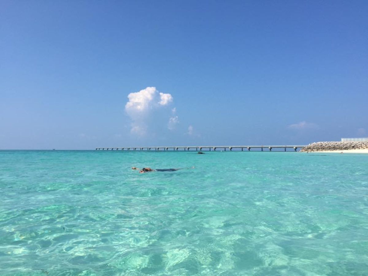 宮古島は海！
毎日どこかしらのビーチに行って一日中海で遊んだ。