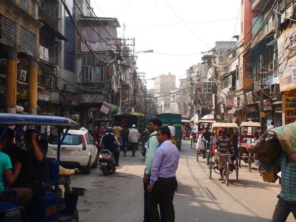 インド・デリー「インド」の写真：オールドデリー