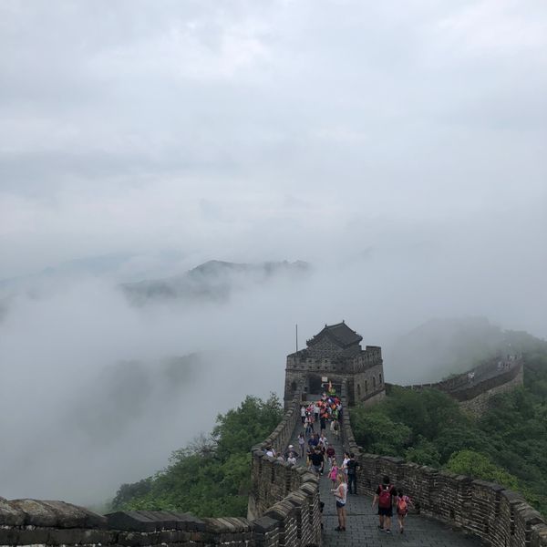 中国・北京「短期留学④」の写真：万里の長城、王府井の教会、前門、天壇。
...