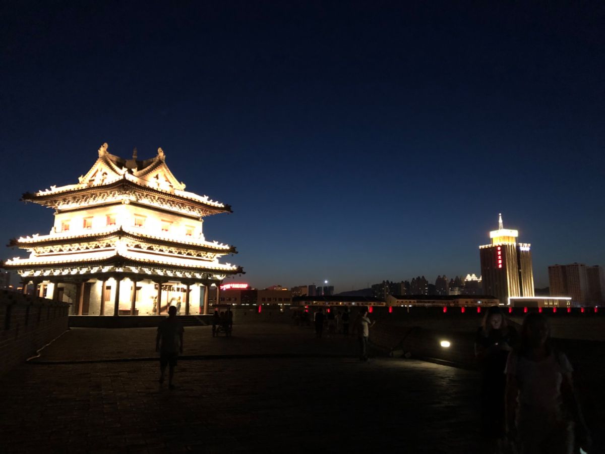 内モンゴルの草原、大同の夜景、县空寺。