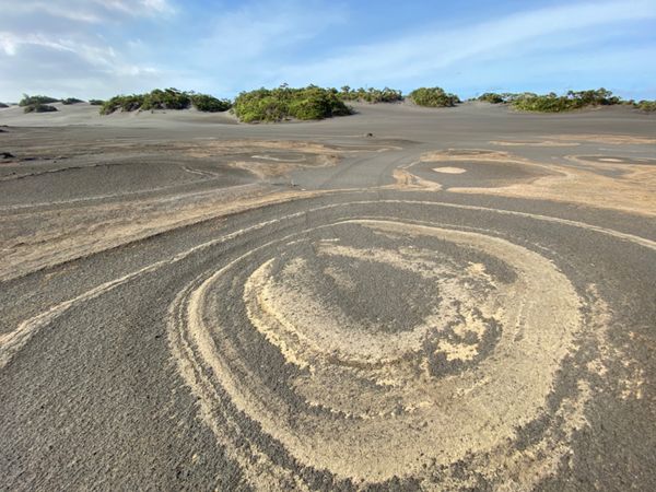 バヌアツ・タンナ島「バヌアツ大自然の旅」の写真：ヤスール火山
火口に着くまでに色々と写真...