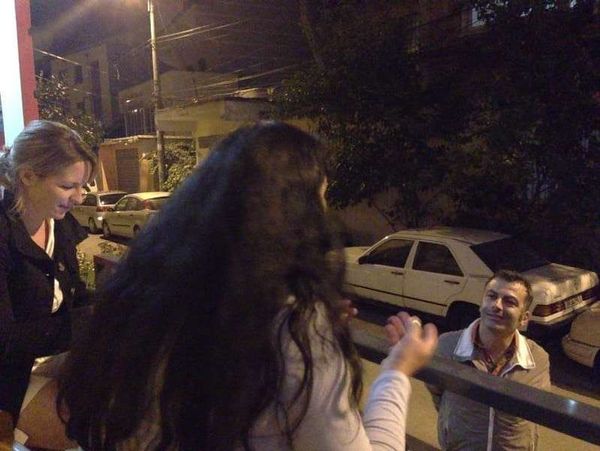 アルバニア・ティラナ「2013年 アルバニア　中国顔負け？　コピー天国　首都ティラナ散策」の写真：宿で一緒になった人たち。
ブラジル、アイ...