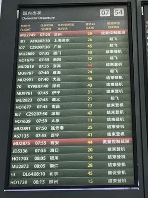 中華東方航空。遅延するとは聞いてたけど、1時間半遅れで出発✈️
途中よくわ...