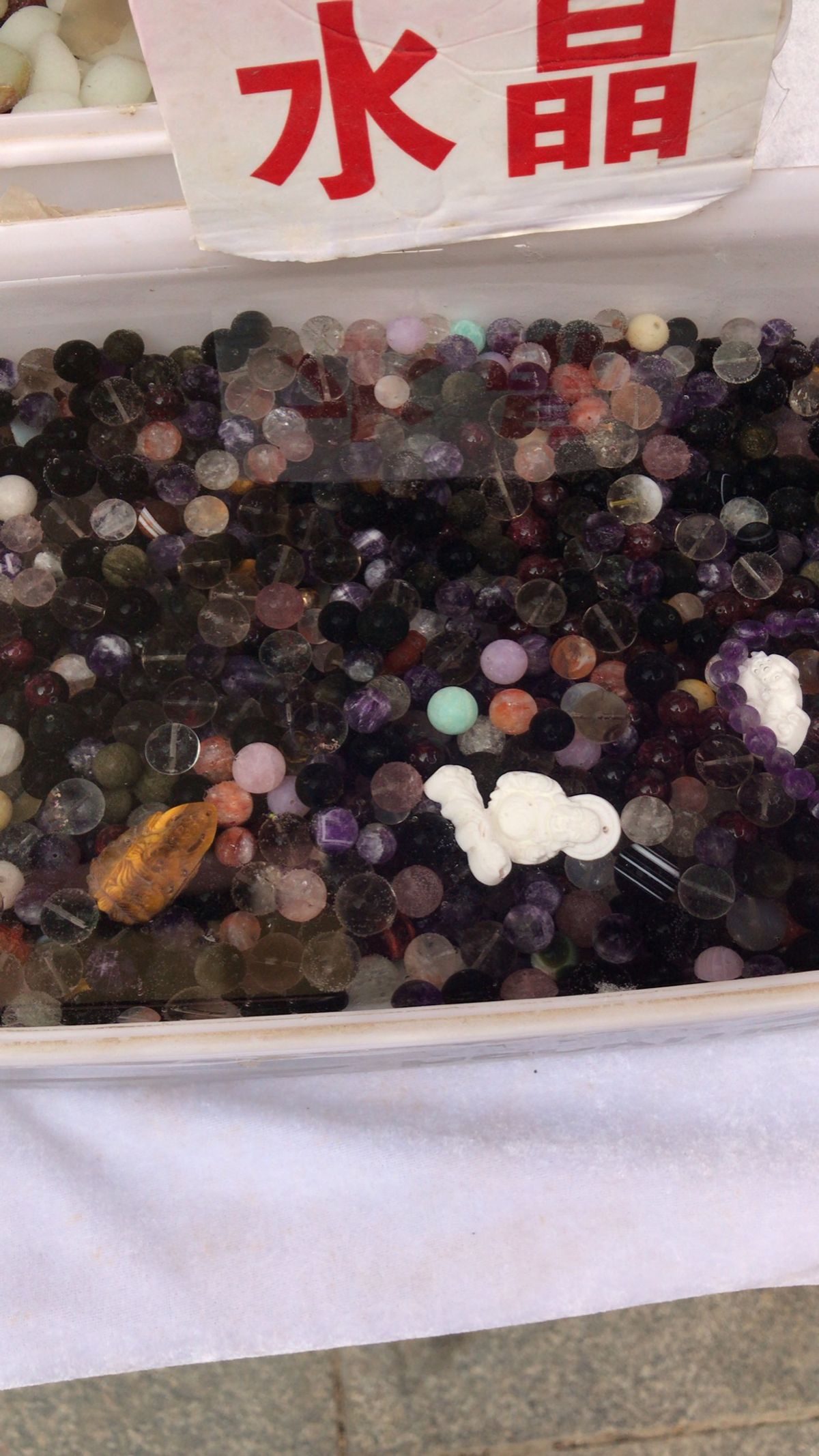 天然石もたくさん売ってるゾーン
