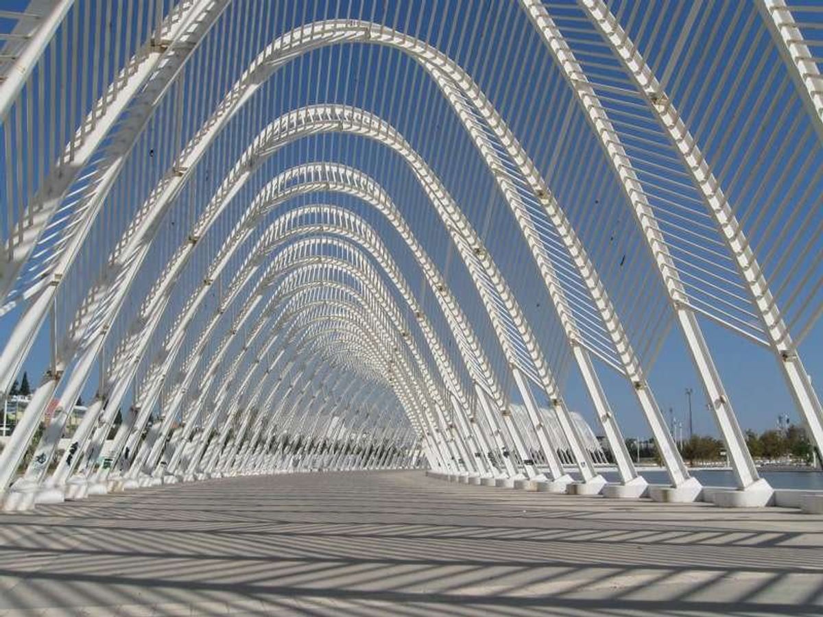 アテネオリンピック跡地。
ゴースト化してました。
東京が心配