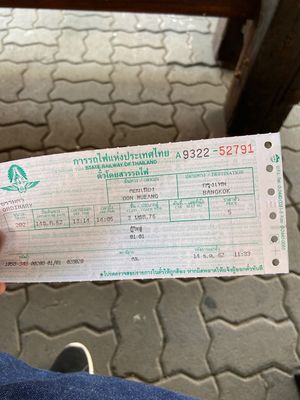 ドンムアン空港からバンコク市内まで初めて鉄道で移動‼︎
クーラーは無いけど...