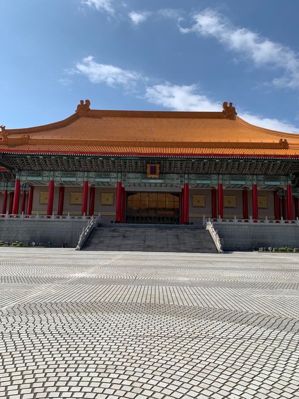 台湾・台北　新北市「Taiwan」の写真：中正紀念堂