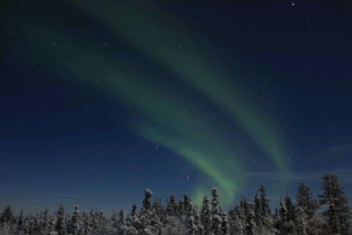 うっすらしかオーロラは見えなかったけど、別世界でした！！