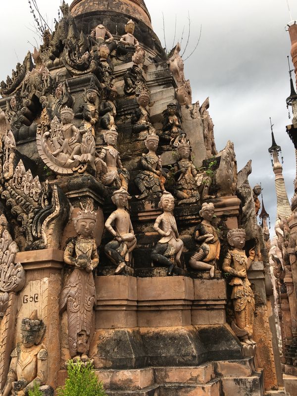 ミャンマー「ぶらり旅」の写真：カックー遺跡その2