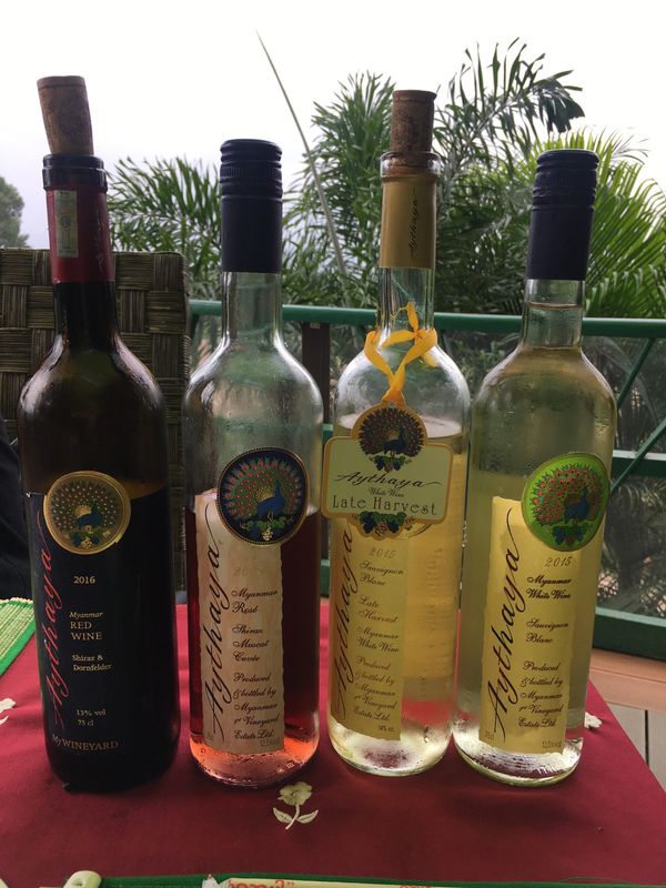 ミャンマー「ぶらり旅」の写真：ミャンマーのワイン🍷