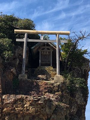 田中屋の出雲そばを食べてから稲佐の浜へ
