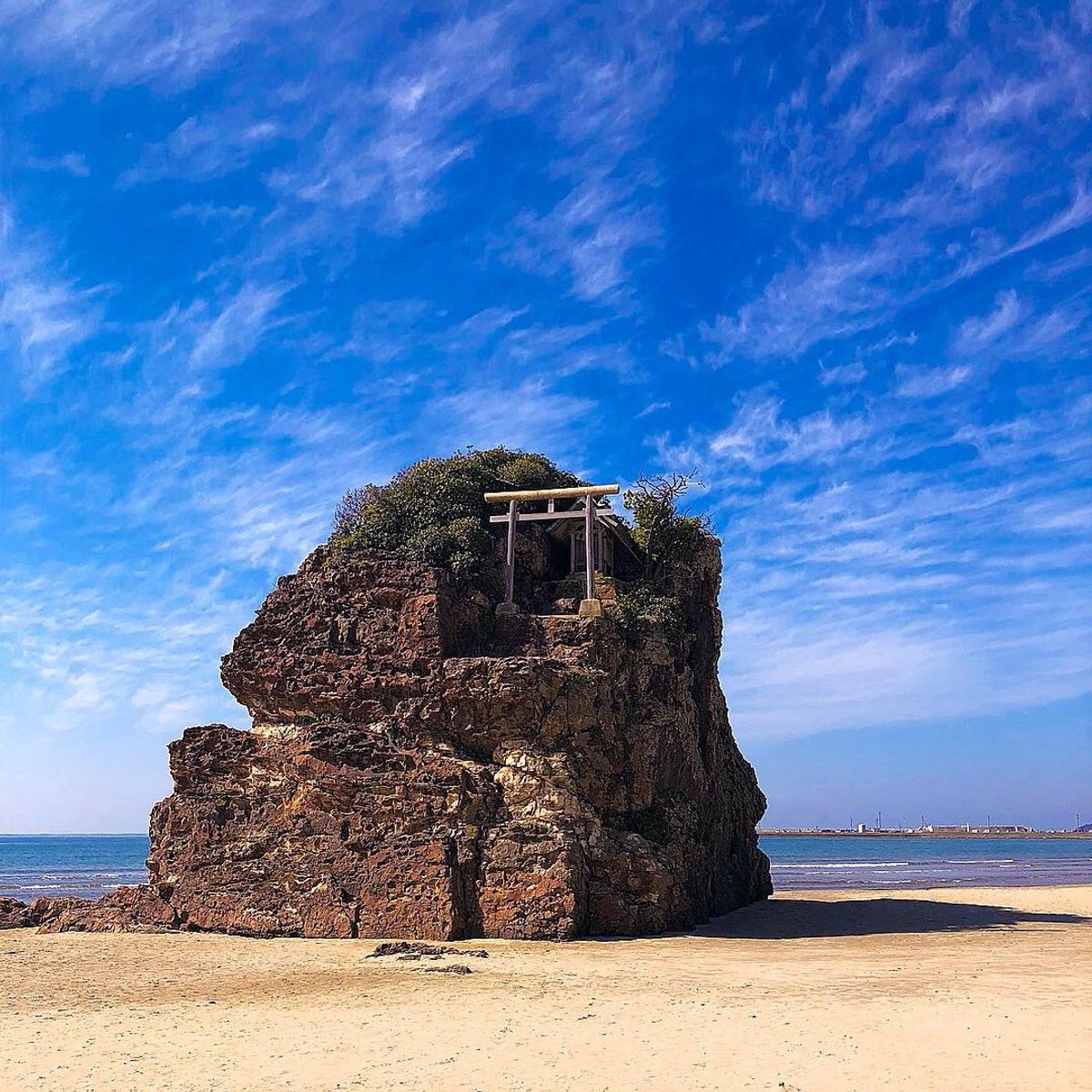 田中屋の出雲そばを食べてから稲佐の浜へ
