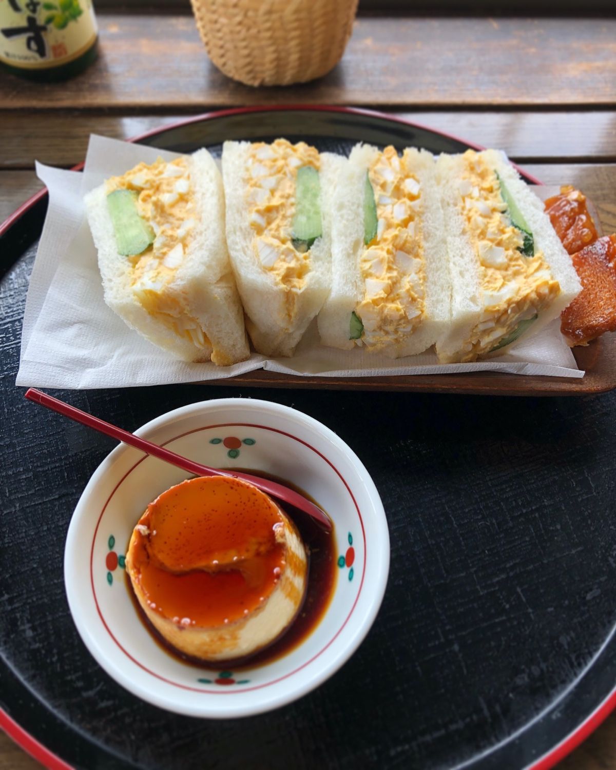 大分へ
岡本屋の玉子サンドと地獄蒸しプリン