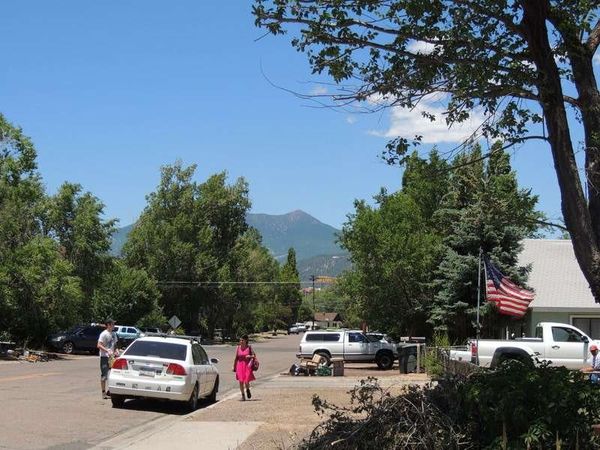 アメリカ(米国)・アリゾナ「2014年 アリゾナ州　Route66など Arizona Flagstaff」の写真：フラッグスタッフの民家