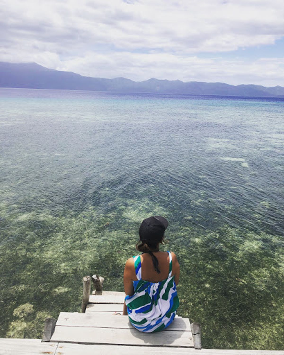 ヒッチハイクで拾ってくれたジョンさんに色々廻ってもらったんだけど、海は綺麗...