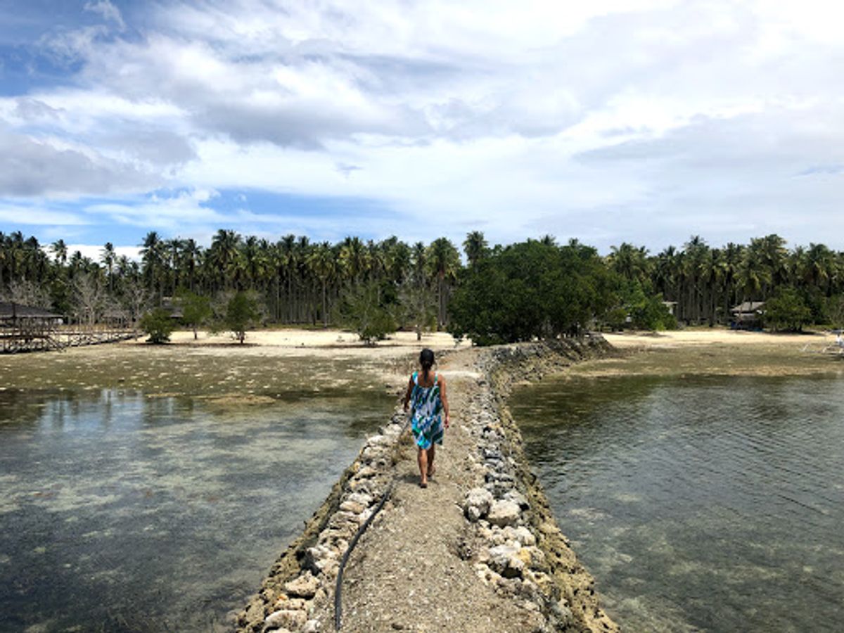 ヒッチハイクで拾ってくれたジョンさんに色々廻ってもらったんだけど、海は綺麗...