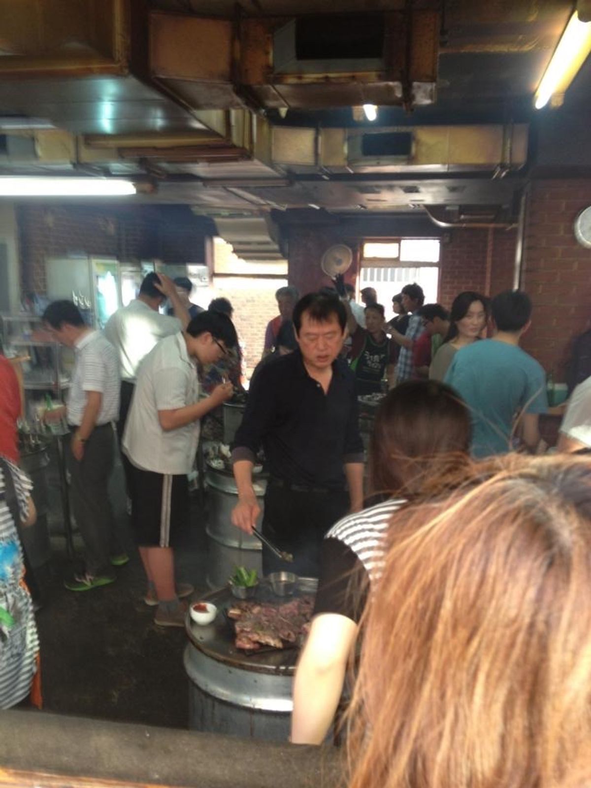 韓国のご飯は本当に美味しい！
ビールがすすむー！