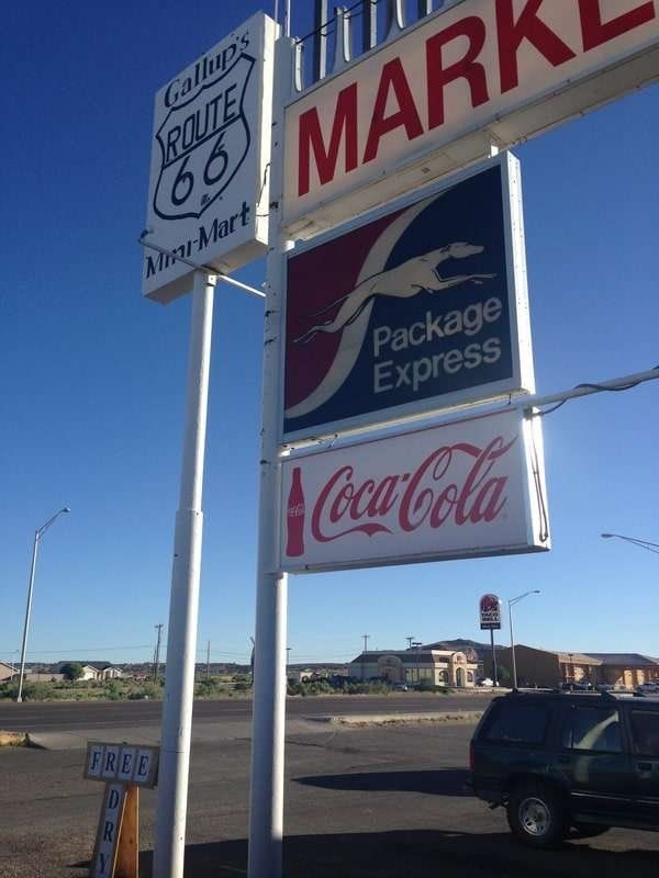 アメリカ(米国)・アリゾナ「2014年 Get Your Kicks on Route66 Flagstaff～Oklahoma City」の写真：Gallup Store Food Mart 